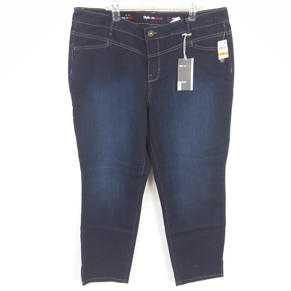 Style & Co Jeans Ankle Mid Rise Retro Fresh NWT -1 - Picture 4 of 6